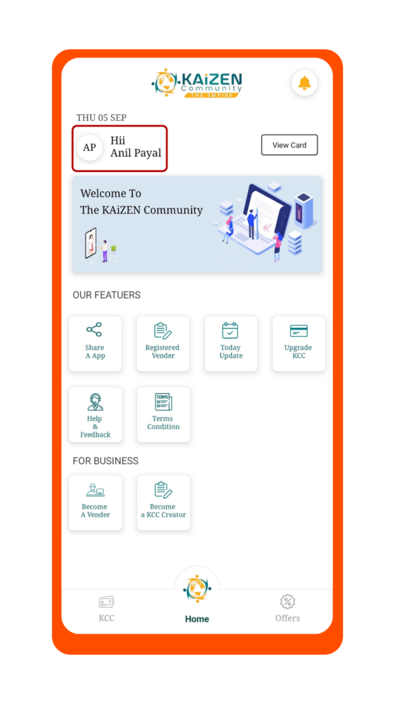 Create Kaizen Community Card